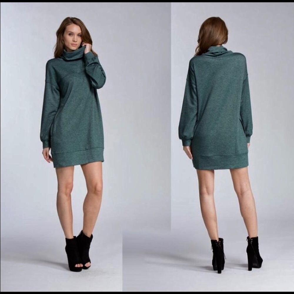 Long sleeve Cocktail Mini Dress - Picture 2 of 2